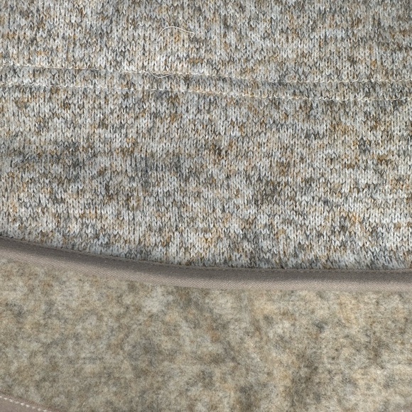 Thread & Supply Snap Cozy‎ Hoodie Fleece Pullover Thermal Womens Sz Large Beige - Picture 8 of 11